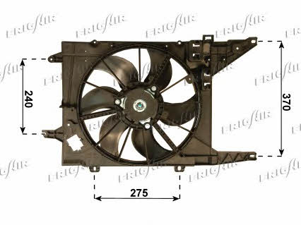 Frig air 0509.2009 Hub, engine cooling fan wheel 05092009: Buy near me in Poland at 2407.PL - Good price!