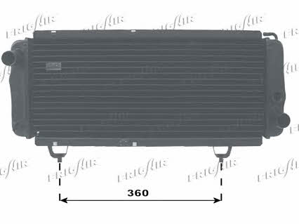 Frig air 0103.1008 Radiator, engine cooling 01031008: Buy near me in Poland at 2407.PL - Good price!