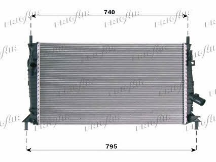 Frig air 0105.3081 Radiator, engine cooling 01053081: Buy near me in Poland at 2407.PL - Good price!