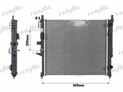 Frig air 0106.3083 Radiator, engine cooling 01063083: Buy near me in Poland at 2407.PL - Good price!