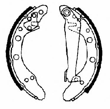 FTE BB1032A1 Brake shoe set BB1032A1: Buy near me in Poland at 2407.PL - Good price!