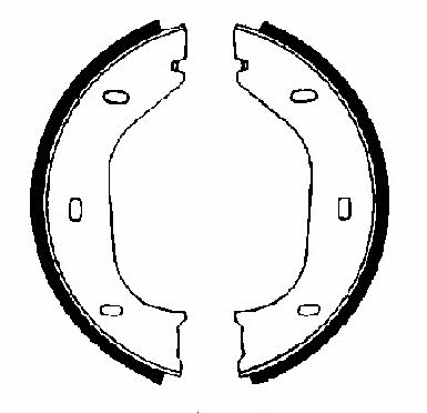 FTE BB1033A5 Parking brake shoes BB1033A5: Buy near me in Poland at 2407.PL - Good price!