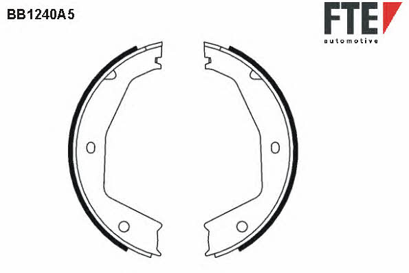 FTE BB1240A5 Parking brake shoes BB1240A5: Buy near me in Poland at 2407.PL - Good price!
