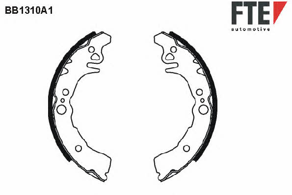 FTE BB1310A1 Brake shoe set BB1310A1: Buy near me in Poland at 2407.PL - Good price!