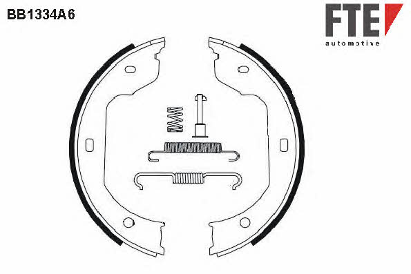 FTE BB1334A6 Parking brake shoes BB1334A6: Buy near me in Poland at 2407.PL - Good price!