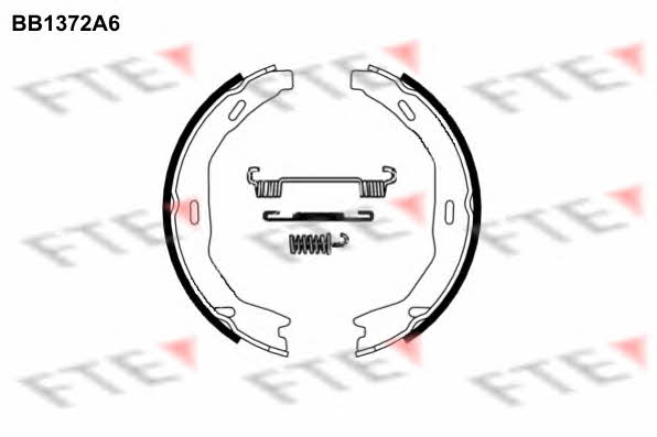 FTE BB1372A6 Колодки гальмівні стояночного гальма BB1372A6: Приваблива ціна - Купити у Польщі на 2407.PL!