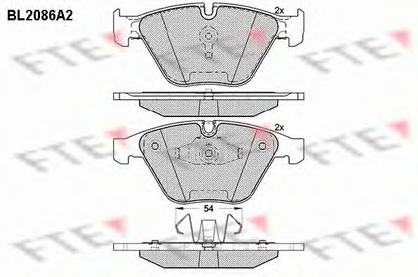 FTE BL2086A2 Scheibenbremsbeläge, Set BL2086A2: Kaufen Sie zu einem guten Preis in Polen bei 2407.PL!