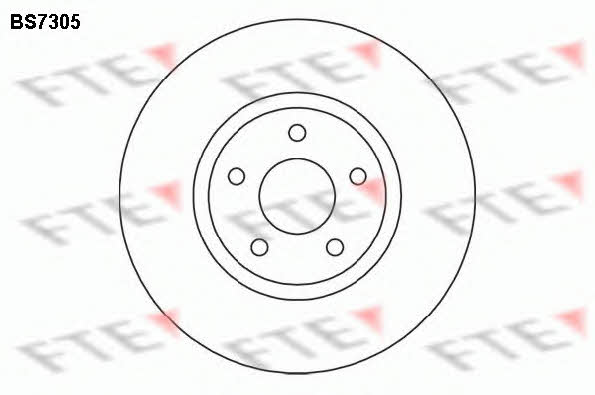 FTE BS7305 Innenbelüftete Bremsscheibe vorne BS7305: Kaufen Sie zu einem guten Preis in Polen bei 2407.PL!