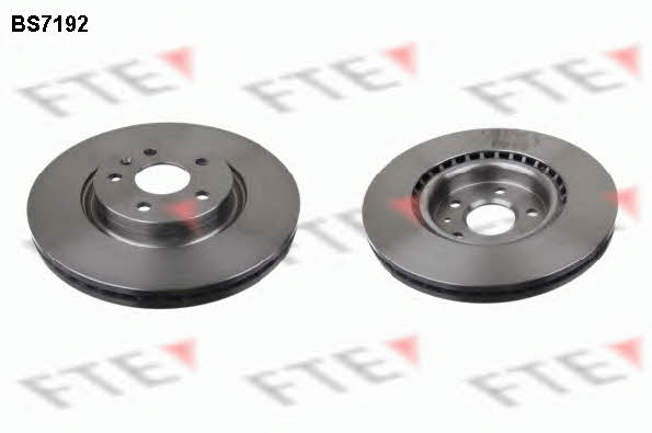 FTE BS7192 Front brake disc ventilated BS7192: Buy near me in Poland at 2407.PL - Good price!