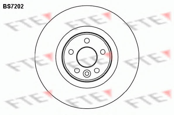FTE BS7202 Front brake disc ventilated BS7202: Buy near me in Poland at 2407.PL - Good price!