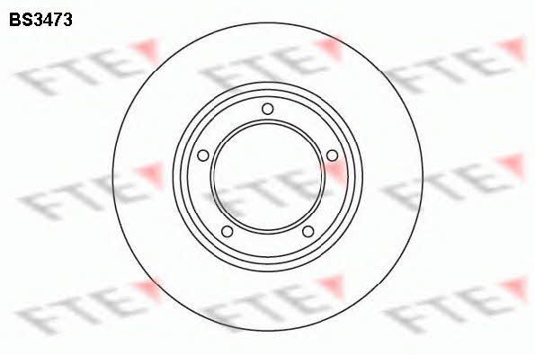 FTE BS3473 Unbelüftete Bremsscheibe vorne BS3473: Kaufen Sie zu einem guten Preis in Polen bei 2407.PL!