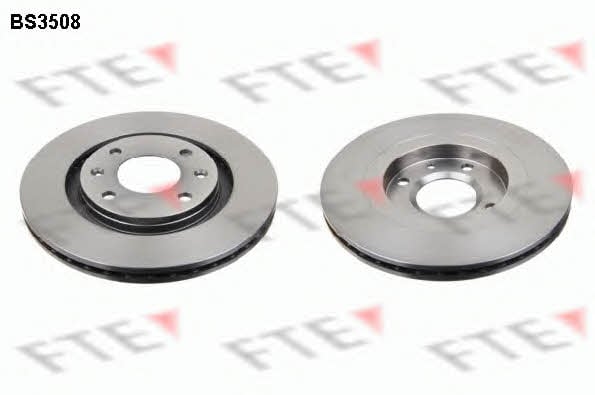 FTE BS3508 Front brake disc ventilated BS3508: Buy near me in Poland at 2407.PL - Good price!