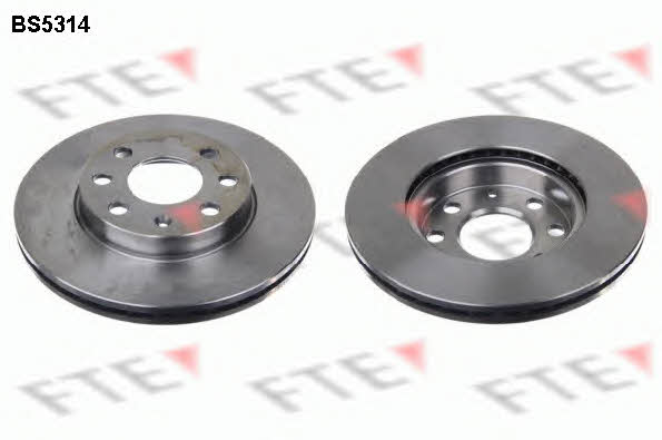 FTE BS5314 Front brake disc ventilated BS5314: Buy near me at 2407.PL in Poland at an Affordable price!