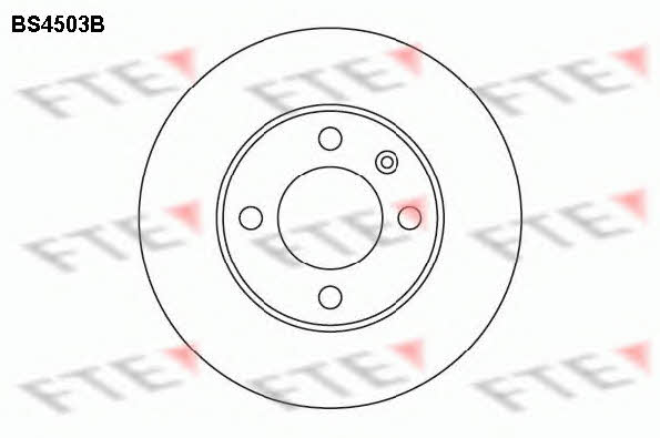FTE BS4503B Niewentylowana przednia tarcza hamulcowa BS4503B: Dobra cena w Polsce na 2407.PL - Kup Teraz!