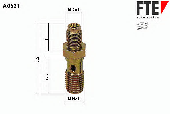 FTE A0521 Автозапчастина A0521: Приваблива ціна - Купити у Польщі на 2407.PL!