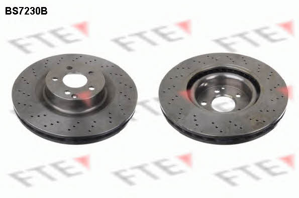FTE BS7230B Front brake disc ventilated BS7230B: Buy near me in Poland at 2407.PL - Good price!