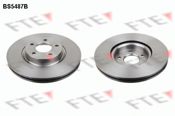 FTE BS5487B Front brake disc ventilated BS5487B: Buy near me in Poland at 2407.PL - Good price!