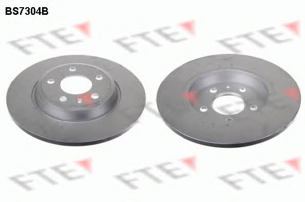 FTE BS7304B Rear brake disc, non-ventilated BS7304B: Buy near me in Poland at 2407.PL - Good price!