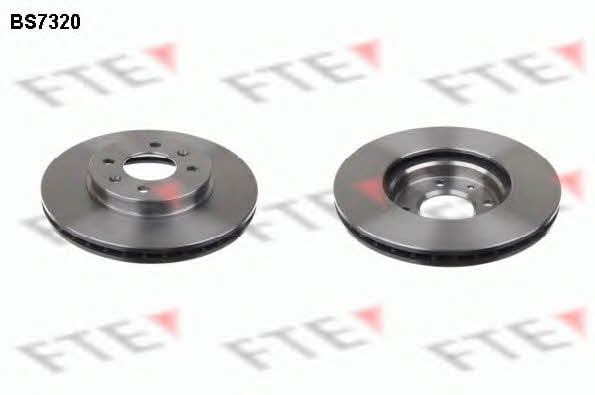 FTE BS7320 Front brake disc ventilated BS7320: Buy near me in Poland at 2407.PL - Good price!