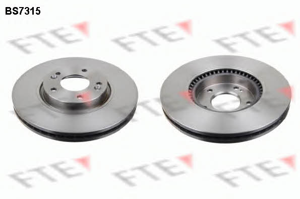 FTE BS7315 Front brake disc ventilated BS7315: Buy near me in Poland at 2407.PL - Good price!