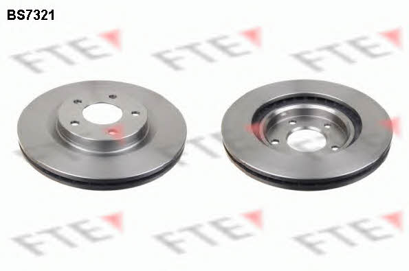 FTE BS7321 Front brake disc ventilated BS7321: Buy near me at 2407.PL in Poland at an Affordable price!