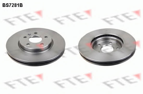 FTE BS7281B Front brake disc ventilated BS7281B: Buy near me in Poland at 2407.PL - Good price!