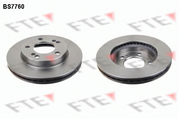 FTE BS7760 Front brake disc ventilated BS7760: Buy near me in Poland at 2407.PL - Good price!