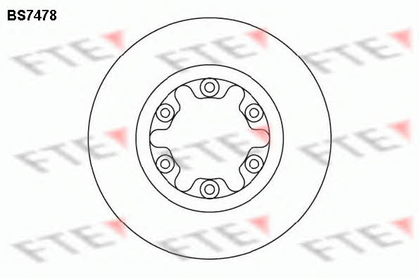 FTE BS7478 Bremsscheibe BS7478: Kaufen Sie zu einem guten Preis in Polen bei 2407.PL!