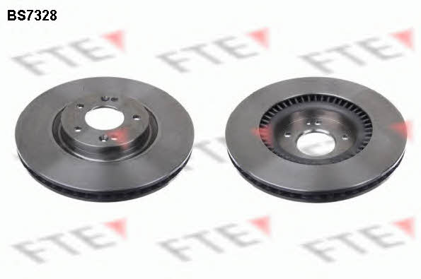FTE BS7328 Front brake disc ventilated BS7328: Buy near me in Poland at 2407.PL - Good price!