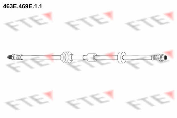 FTE 463E.469E.1.1 Brake Hose 463E469E11: Buy near me in Poland at 2407.PL - Good price!