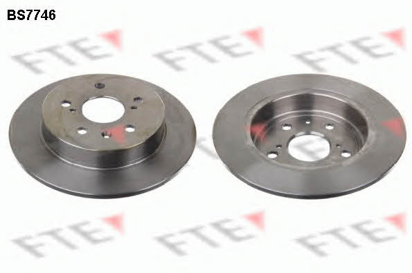 FTE BS7746 Rear brake disc, non-ventilated BS7746: Buy near me in Poland at 2407.PL - Good price!
