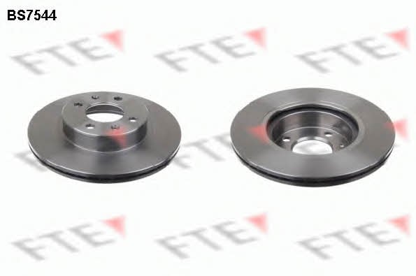FTE BS7544 Front brake disc ventilated BS7544: Buy near me in Poland at 2407.PL - Good price!