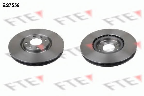 FTE BS7558 Front brake disc ventilated BS7558: Buy near me in Poland at 2407.PL - Good price!