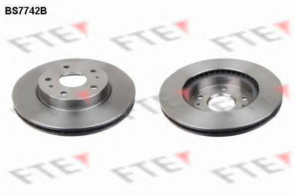 FTE BS7742B Front brake disc ventilated BS7742B: Buy near me in Poland at 2407.PL - Good price!
