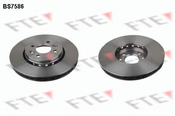FTE BS7586 Front brake disc ventilated BS7586: Buy near me in Poland at 2407.PL - Good price!