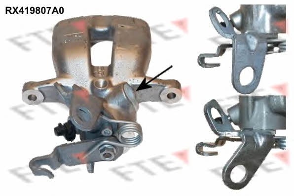FTE RX419807A0 Brake caliper rear left RX419807A0: Buy near me at 2407.PL in Poland at an Affordable price!