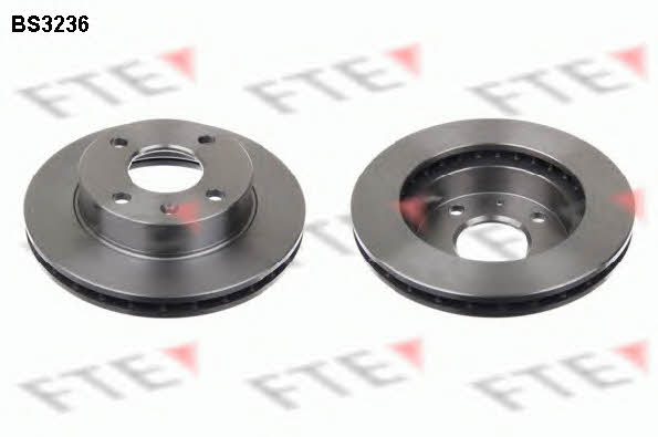 FTE BS3236 Front brake disc ventilated BS3236: Buy near me in Poland at 2407.PL - Good price!