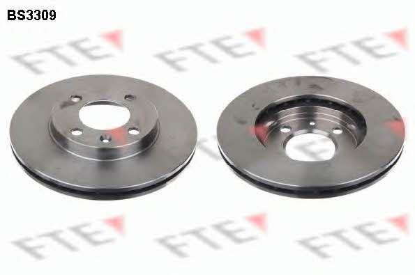 FTE BS3309 Front brake disc ventilated BS3309: Buy near me in Poland at 2407.PL - Good price!
