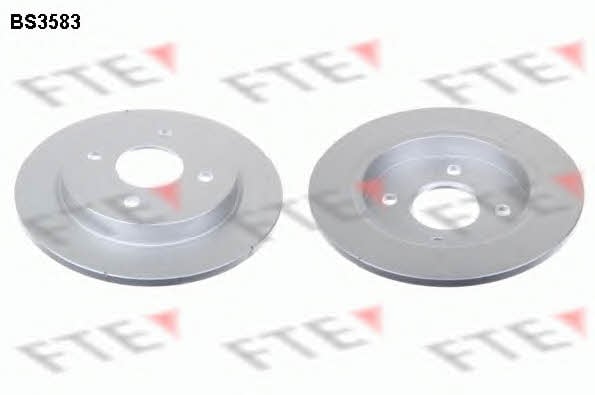 FTE BS3583 Rear brake disc, non-ventilated BS3583: Buy near me in Poland at 2407.PL - Good price!