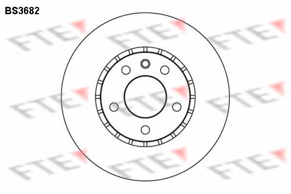 FTE BS3682 Innenbelüftete Bremsscheibe vorne BS3682: Kaufen Sie zu einem guten Preis in Polen bei 2407.PL!