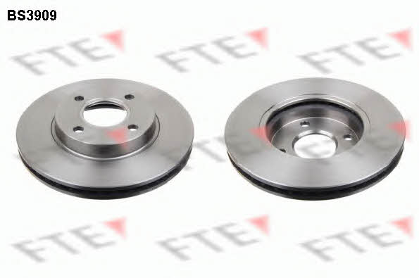 FTE BS3909 Front brake disc ventilated BS3909: Buy near me in Poland at 2407.PL - Good price!