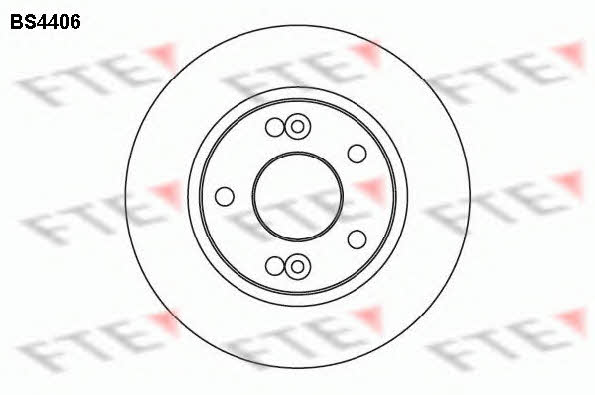 FTE BS4406 Innenbelüftete Bremsscheibe vorne BS4406: Kaufen Sie zu einem guten Preis in Polen bei 2407.PL!