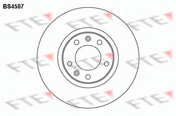 FTE BS4507 Wentylowana przednia tarcza hamulcowa BS4507: Dobra cena w Polsce na 2407.PL - Kup Teraz!