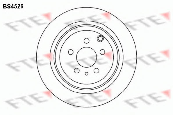 FTE BS4526 Диск тормозной BS4526: Отличная цена - Купить в Польше на 2407.PL!