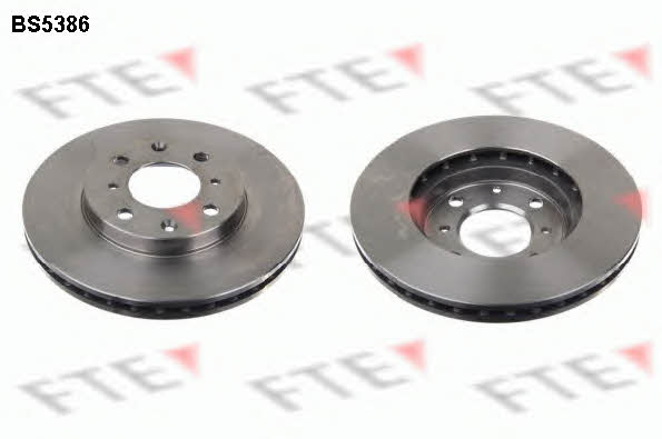 FTE BS5386 Front brake disc ventilated BS5386: Buy near me in Poland at 2407.PL - Good price!