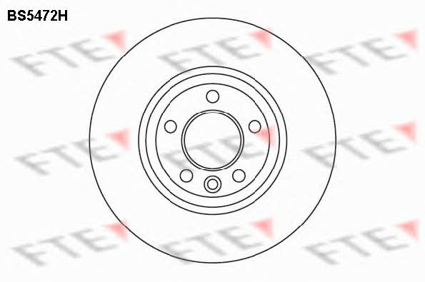 FTE BS5472H Bremsscheibe BS5472H: Kaufen Sie zu einem guten Preis in Polen bei 2407.PL!