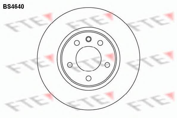 FTE BS4640 Innenbelüftete Bremsscheibe vorne BS4640: Kaufen Sie zu einem guten Preis in Polen bei 2407.PL!