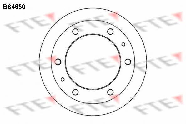 FTE BS4650 Bremsscheibe BS4650: Kaufen Sie zu einem guten Preis in Polen bei 2407.PL!