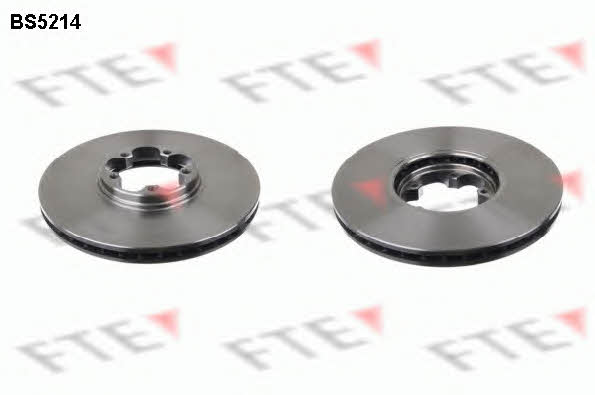 FTE BS5214 Front brake disc ventilated BS5214: Buy near me at 2407.PL in Poland at an Affordable price!