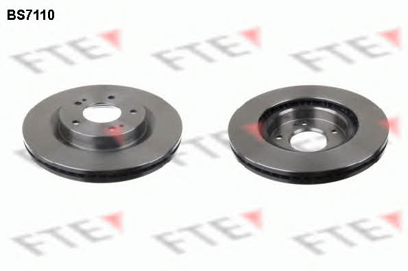 FTE BS7110 Front brake disc ventilated BS7110: Buy near me in Poland at 2407.PL - Good price!